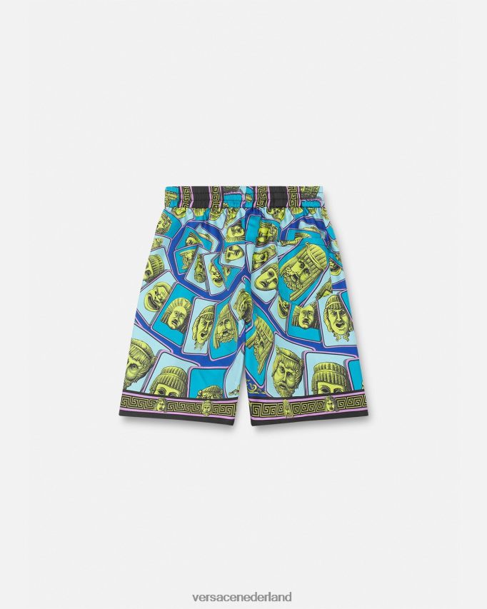 Versace le maschere zijden short kinderen afdrukken kleding J2T4F42122