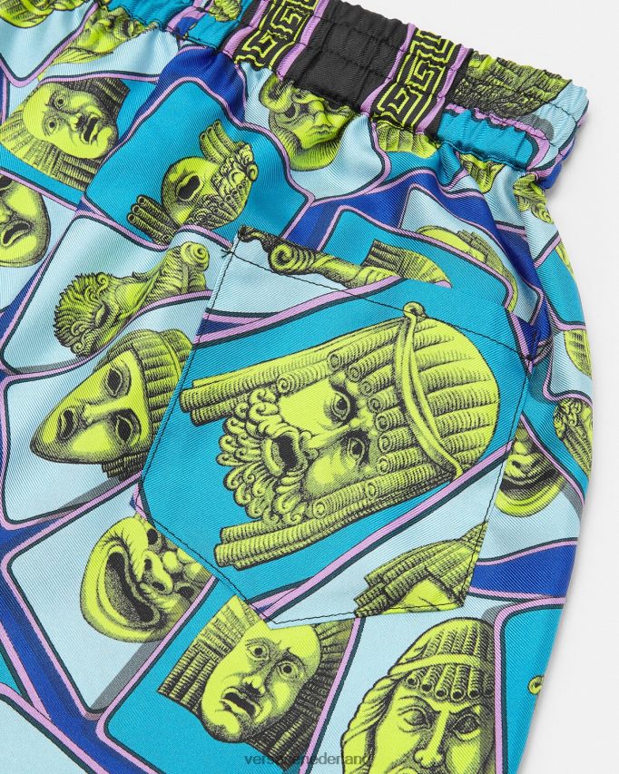 Versace le maschere zijden short kinderen afdrukken kleding J2T4F42122