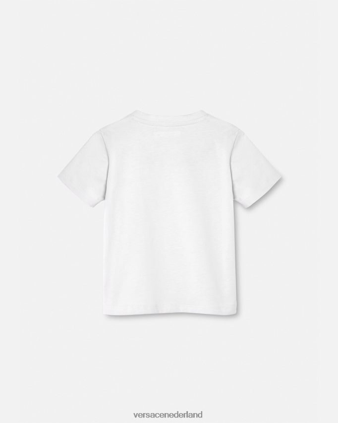 Versace Medusa baby-T-shirt kinderen zwart wit kleding J2T4F41863