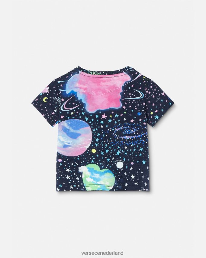 Versace Medusa galaxy baby t-shirtje kinderen afdrukken kleding J2T4F41852