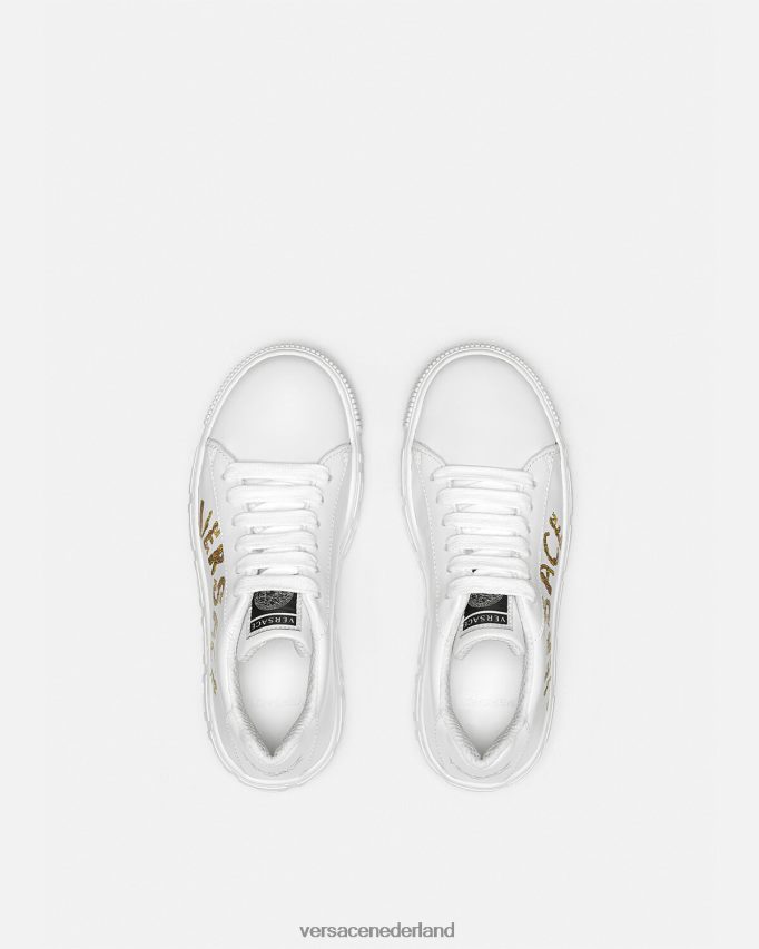 Versace zeeschelp barokke Greca sneakers kinderen afdrukken schoen J2T4F42027