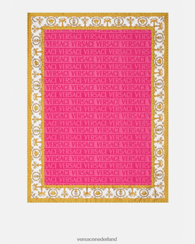 Versace Ik barokke strandlaken vrouwen fuchsia ondergoed en strandkleding J2T4F41202