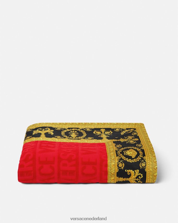 Versace Ik barokke strandlaken vrouwen rood ondergoed en strandkleding J2T4F41201