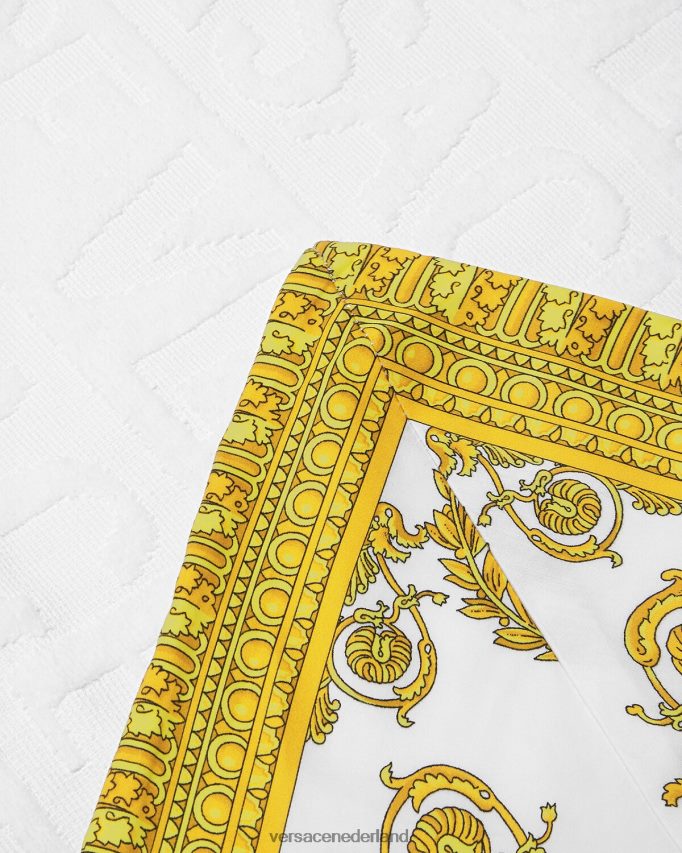 Versace Ik barokke strandlaken vrouwen wit ondergoed en strandkleding J2T4F41199