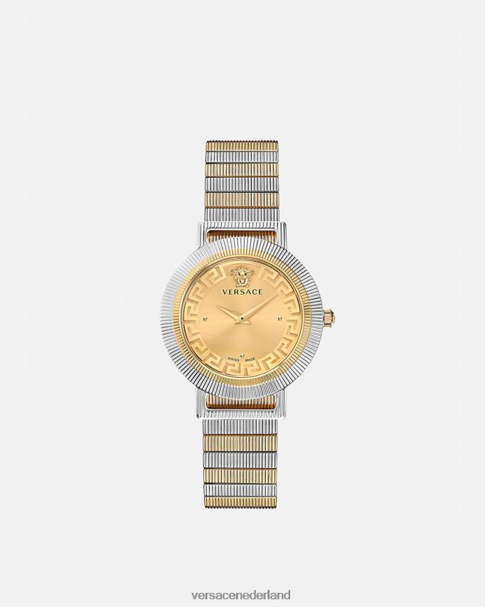 Versace Grieks chic horloge vrouwen goud Zilver accessoires J2T4F4971