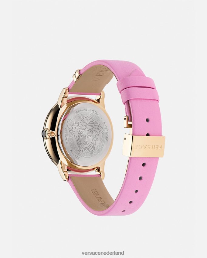 Versace Medusa icoon horloge vrouwen roze accessoires J2T4F4983