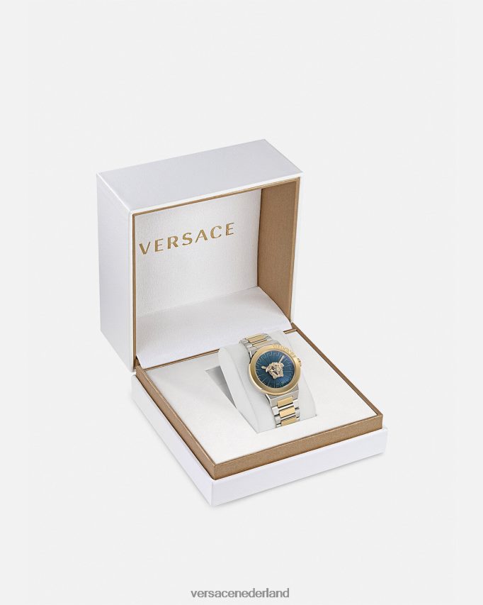 Versace Medusa oneindig horloge vrouwen goud Zilver accessoires J2T4F4996