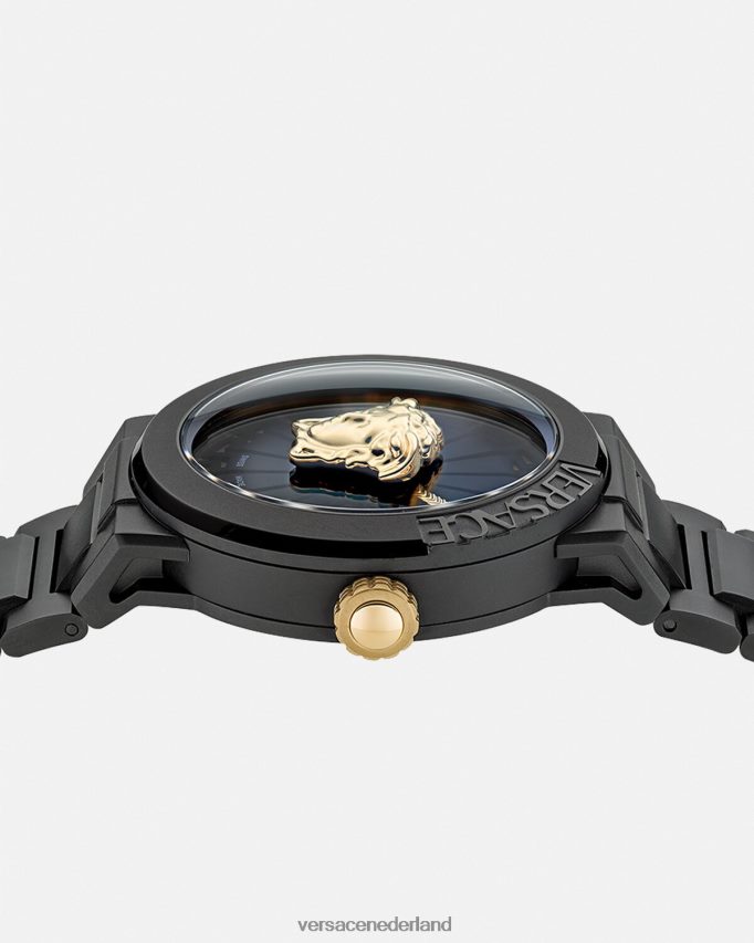 Versace Medusa oneindig horloge vrouwen zwart accessoires J2T4F4994
