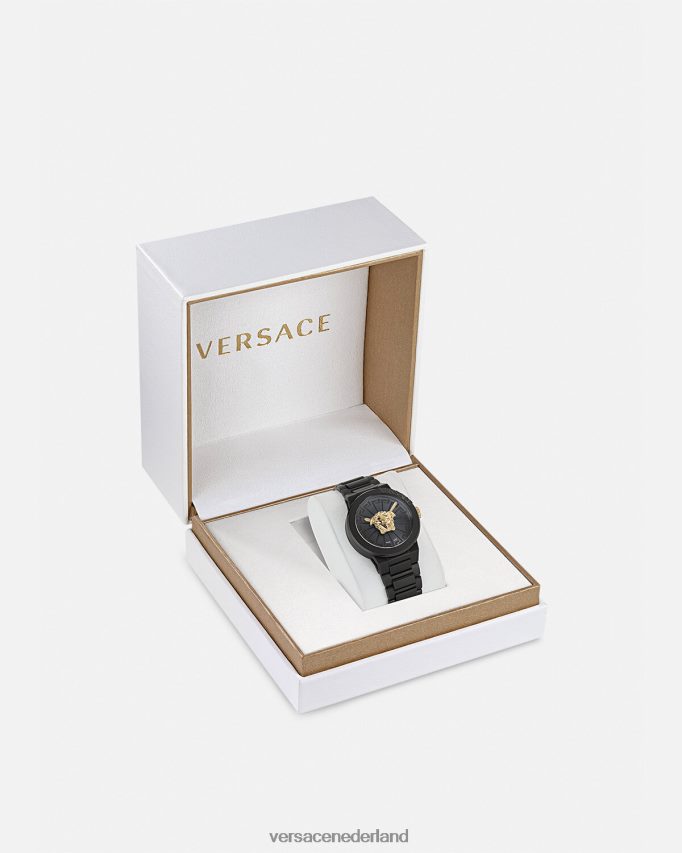 Versace Medusa oneindig horloge vrouwen zwart accessoires J2T4F4994