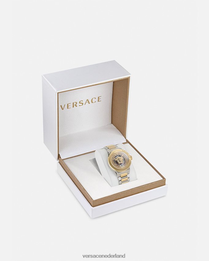 Versace Medusa oneindig skelethorloge vrouwen pnul accessoires J2T4F4975