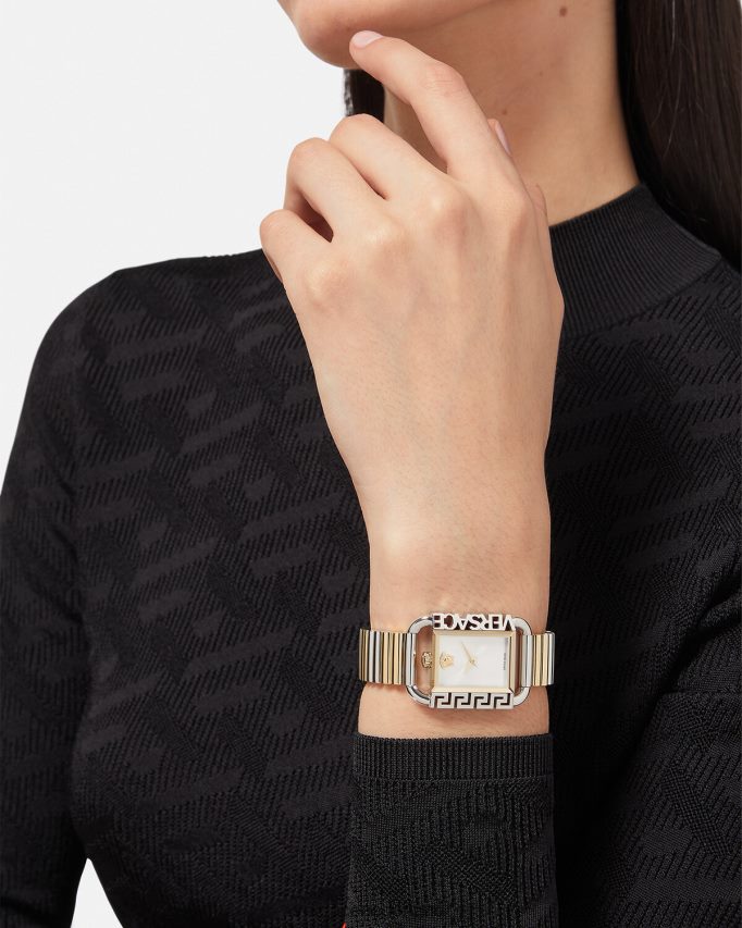 Versace flair horloge vrouwen goud Zilver accessoires J2T4F4997