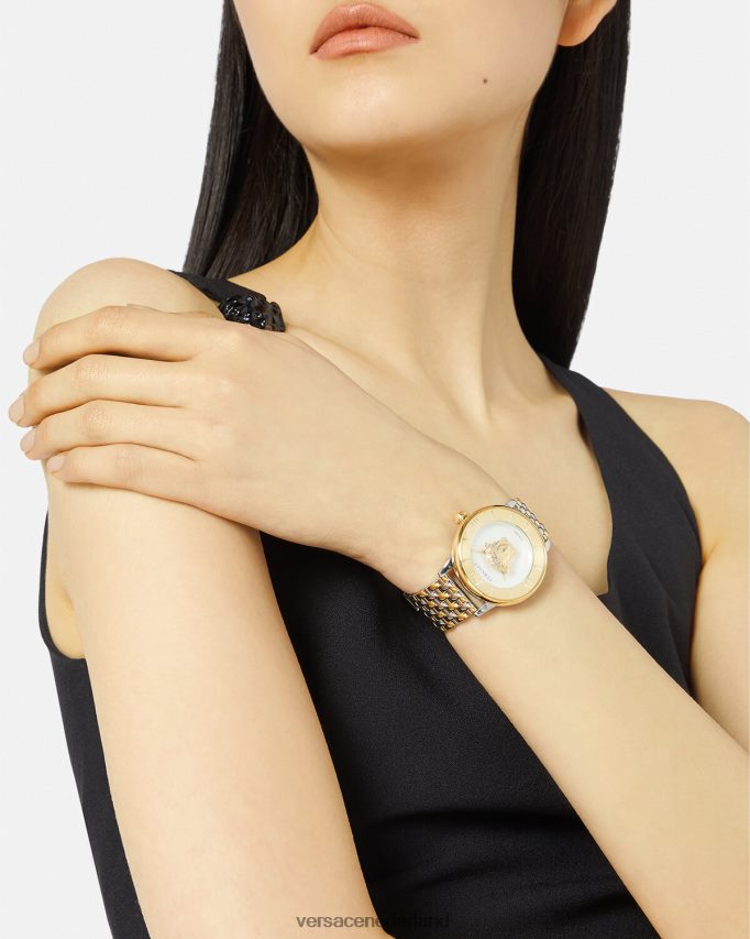 Versace la medusa-horloge vrouwen goud Zilver accessoires J2T4F4990