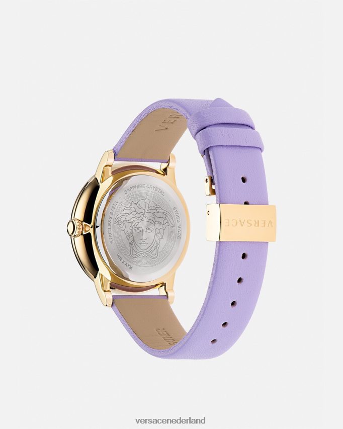Versace la medusa-horloge vrouwen lila accessoires J2T4F4985