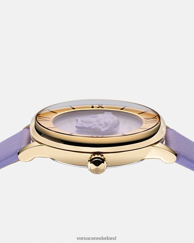 Versace la medusa-horloge vrouwen lila accessoires J2T4F4985