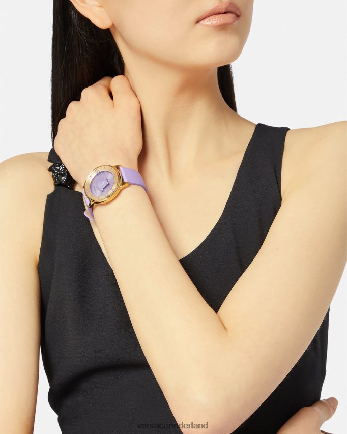 Versace la medusa-horloge vrouwen lila accessoires J2T4F4985