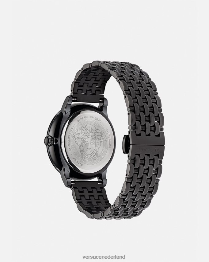 Versace la medusa-horloge vrouwen zwart accessoires J2T4F4984