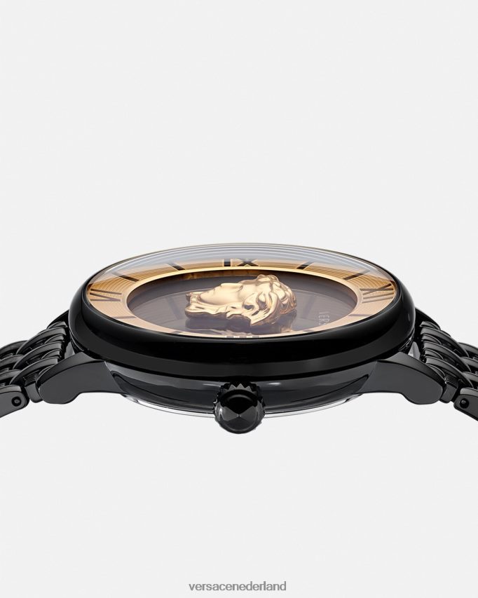 Versace la medusa-horloge vrouwen zwart accessoires J2T4F4984