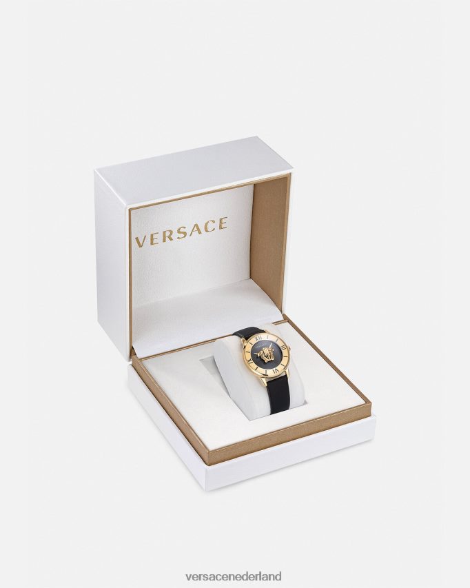 Versace la medusa-horloge vrouwen zwart accessoires J2T4F4986