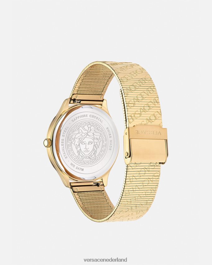 Versace logo halo-horloge vrouwen goud accessoires J2T4F4970