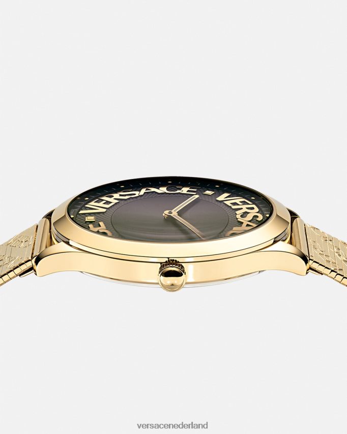 Versace logo halo-horloge vrouwen goud accessoires J2T4F4970