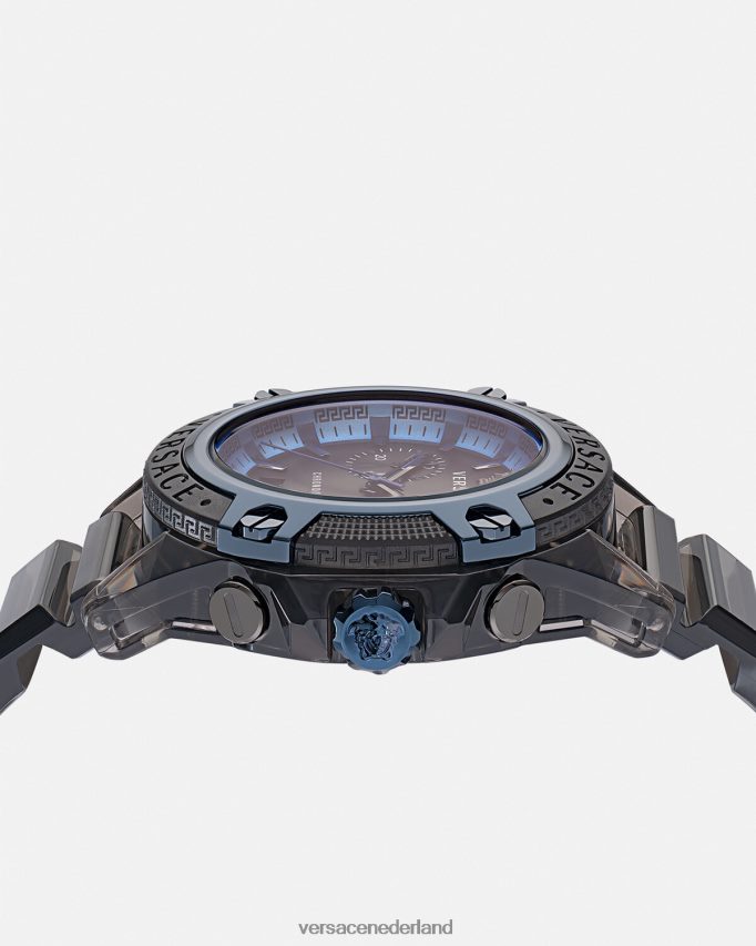 Versace pictogram actief horloge vrouwen grijs accessoires J2T4F4977