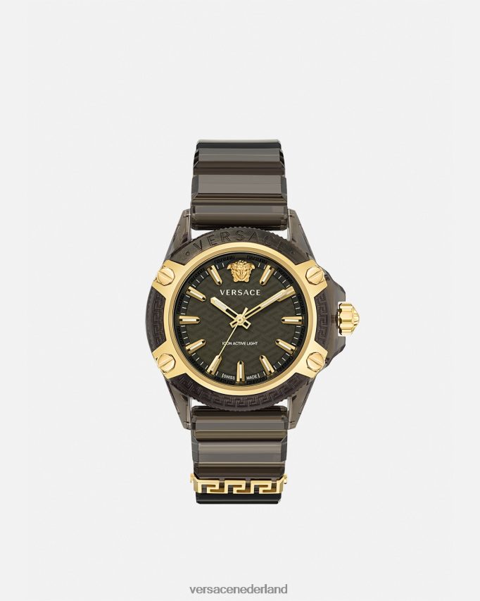 Versace pictogram actief indiglo horloge vrouwen pnul accessoires J2T4F4940