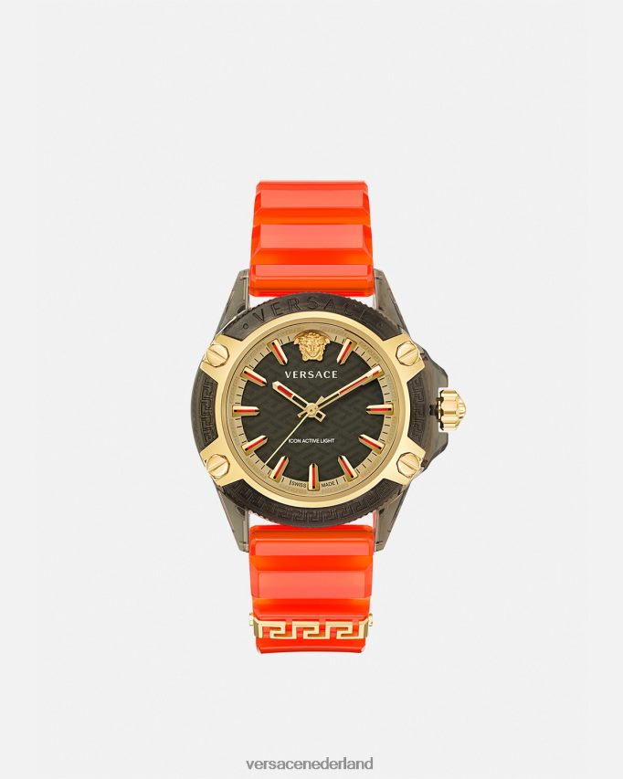 Versace pictogram actief indiglo horloge vrouwen pnul accessoires J2T4F4941