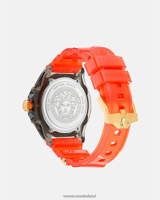 Versace pictogram actief indiglo horloge vrouwen pnul accessoires J2T4F4941