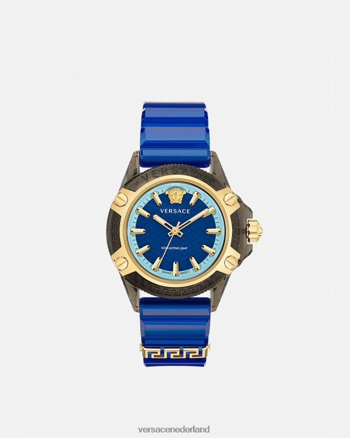 Versace pictogram actief indiglo horloge vrouwen pnul accessoires J2T4F4942
