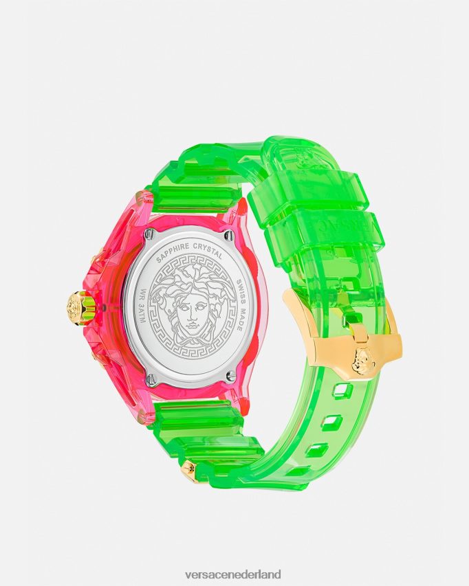 Versace pictogram actief indiglo horloge vrouwen pnul accessoires J2T4F4943