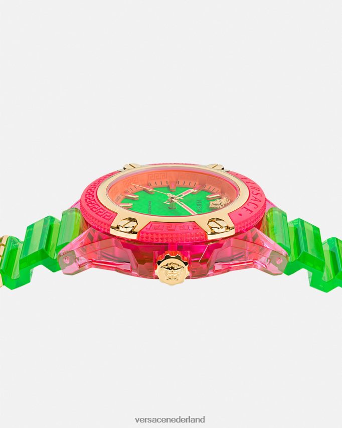 Versace pictogram actief indiglo horloge vrouwen pnul accessoires J2T4F4943