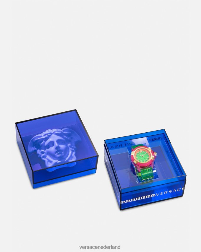 Versace pictogram actief indiglo horloge vrouwen pnul accessoires J2T4F4943