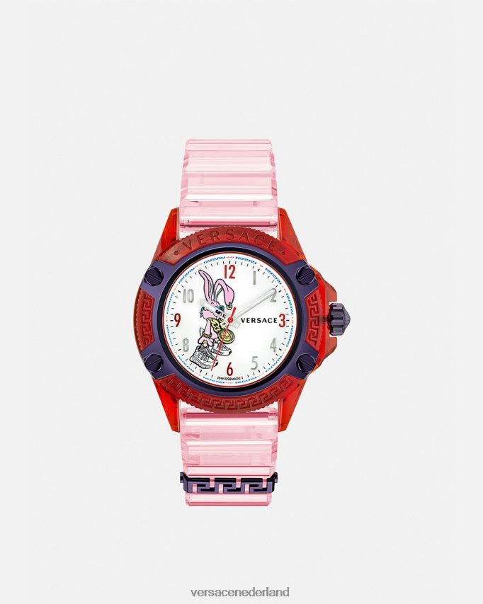Versace pictogram actief maannieuwjaar konijnhorloge vrouwen pnul accessoires J2T4F4978