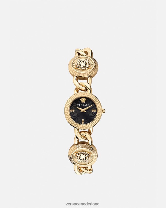 Versace stud icoon diamanten horloge vrouwen pnul accessoires J2T4F4953