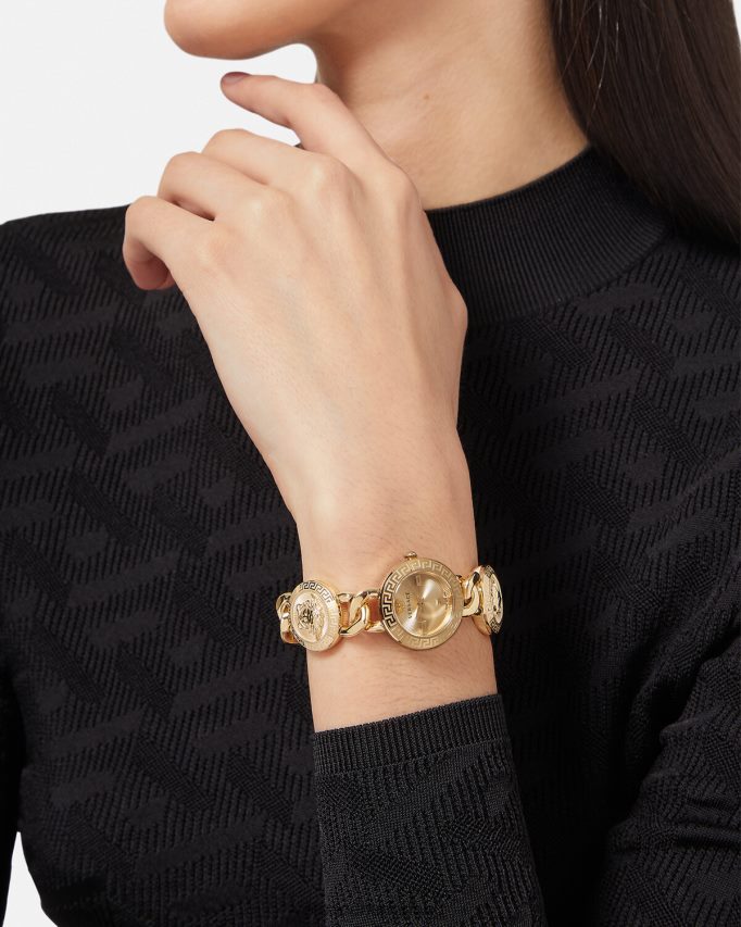 Versace stud icoon horloge vrouwen pnul accessoires J2T4F4954