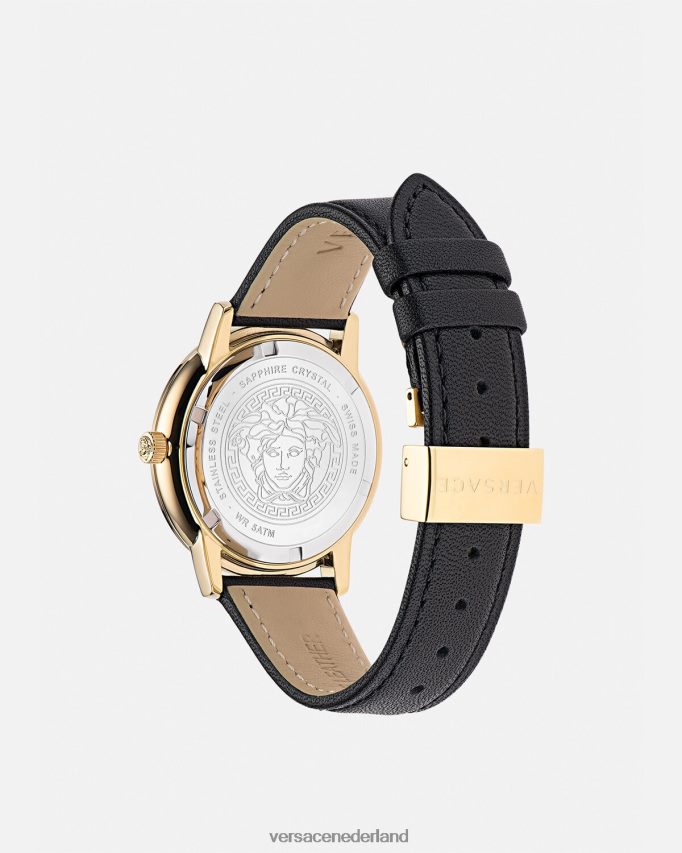 Versace v-tribute horloge vrouwen zwart accessoires J2T4F4966