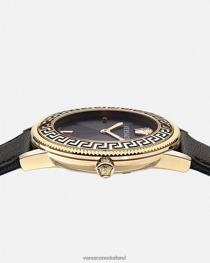 Versace v-tribute horloge vrouwen zwart accessoires J2T4F4966