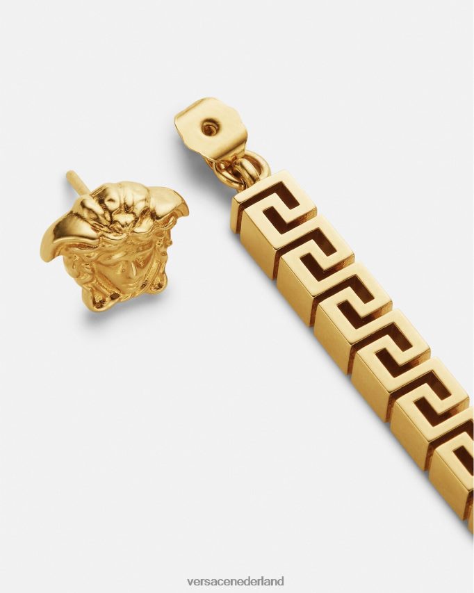Versace La Medusa Greca oorbellen vrouwen goud accessoires J2T4F4748