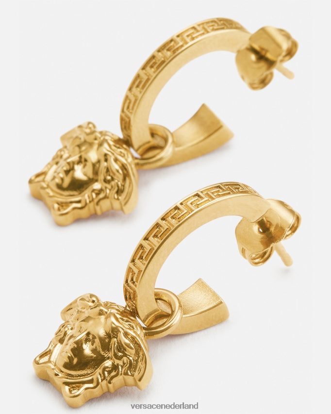 Versace La Medusa Greca-oorringen vrouwen goud accessoires J2T4F4766