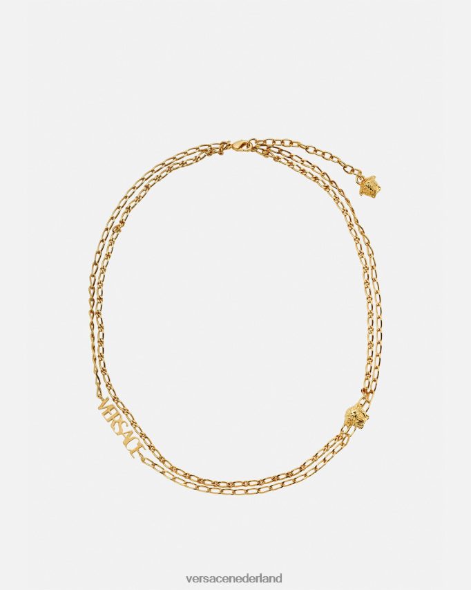 Versace Medusa-logo ketting vrouwen goud accessoires J2T4F4800