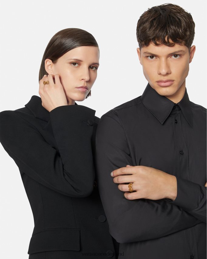 Versace eerbetoon aan Medusa-ring vrouwen eerbetoon goud accessoires J2T4F4795