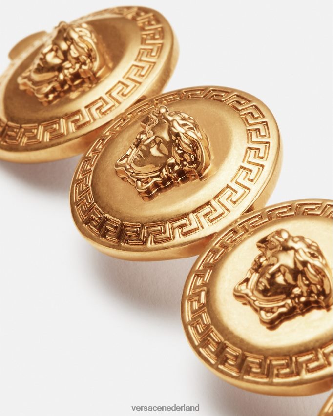 Versace rechter Medusa eerbetoon haarspeld vrouwen eerbetoon goud accessoires J2T4F4796