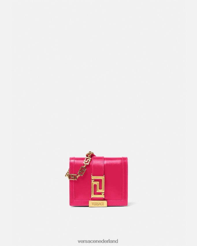 Versace Greca godin ketting portemonnee vrouwen roze accessoires J2T4F4564