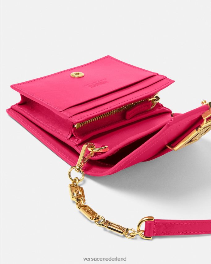 Versace Greca godin ketting portemonnee vrouwen roze accessoires J2T4F4564