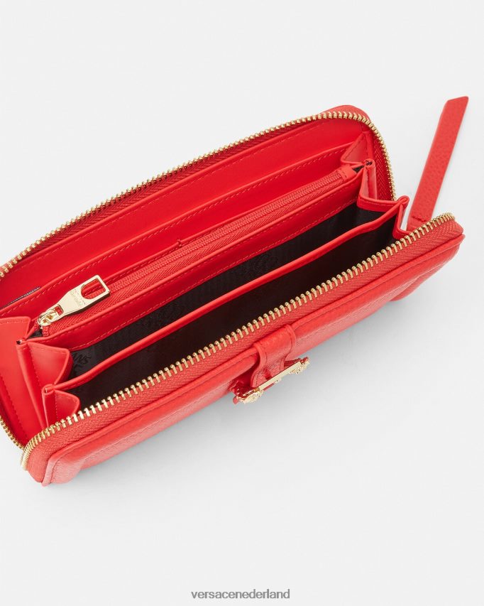 Versace couture1 continentale portemonnee vrouwen oranje accessoires J2T4F42345