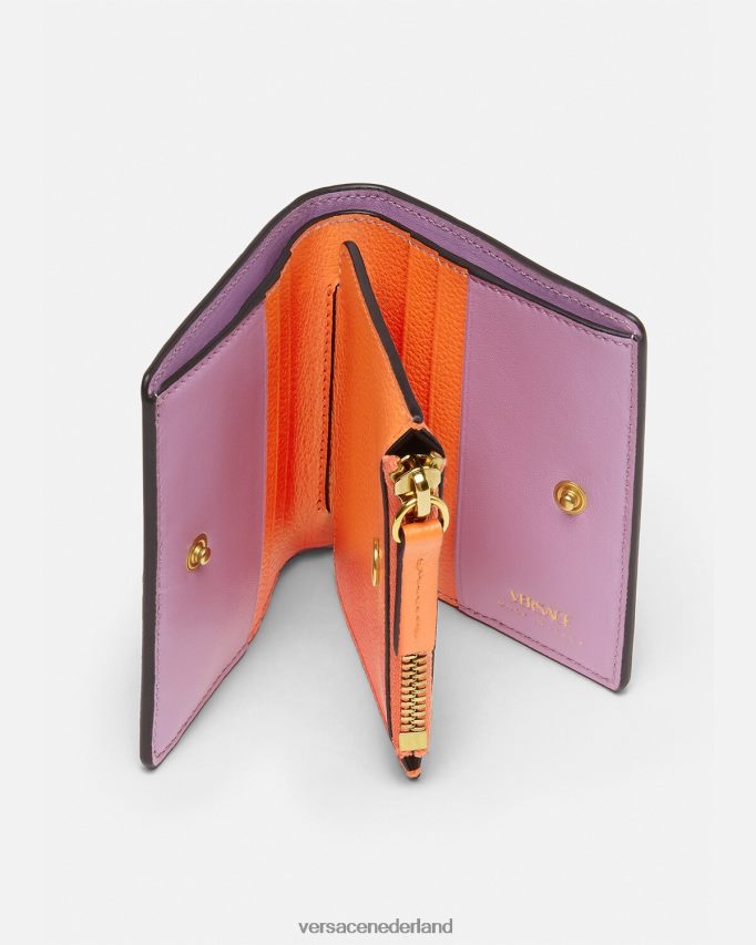 Versace la medusa portemonnee vrouwen oranje accessoires J2T4F4582