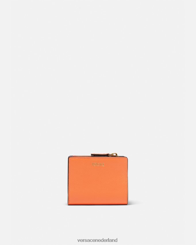 Versace la medusa portemonnee vrouwen oranje accessoires J2T4F4582