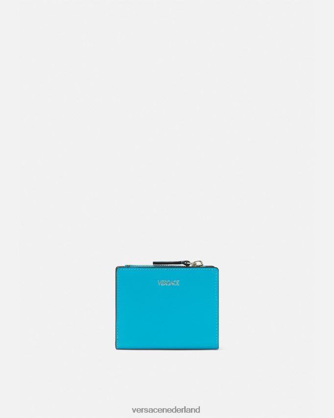 Versace la medusa portemonnee vrouwen turkoois accessoires J2T4F4569
