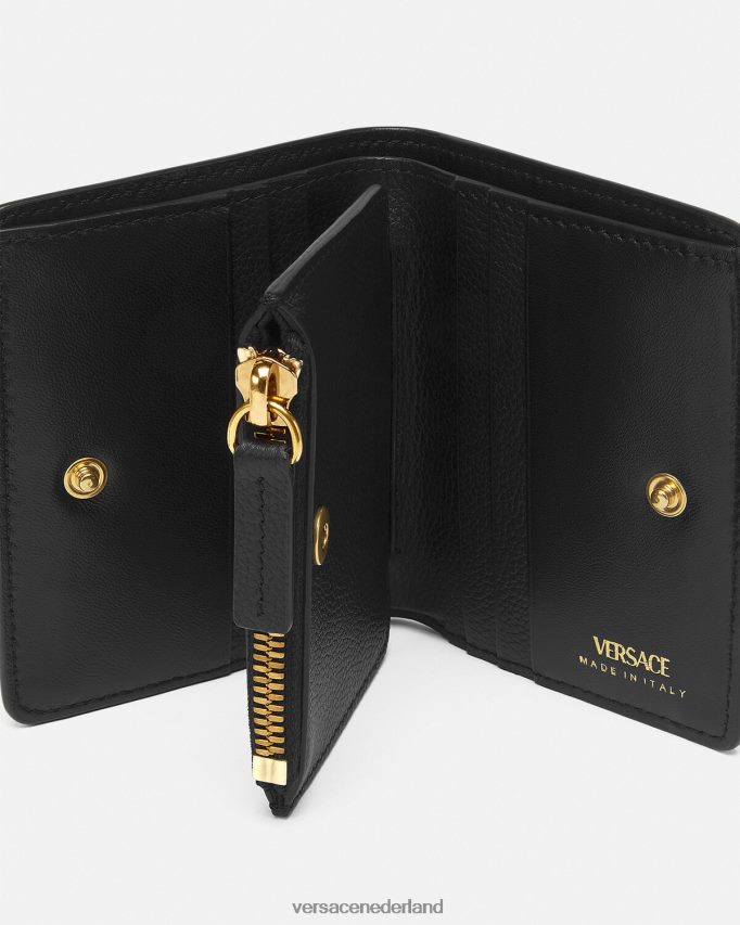 Versace la medusa portemonnee vrouwen zwart accessoires J2T4F4575
