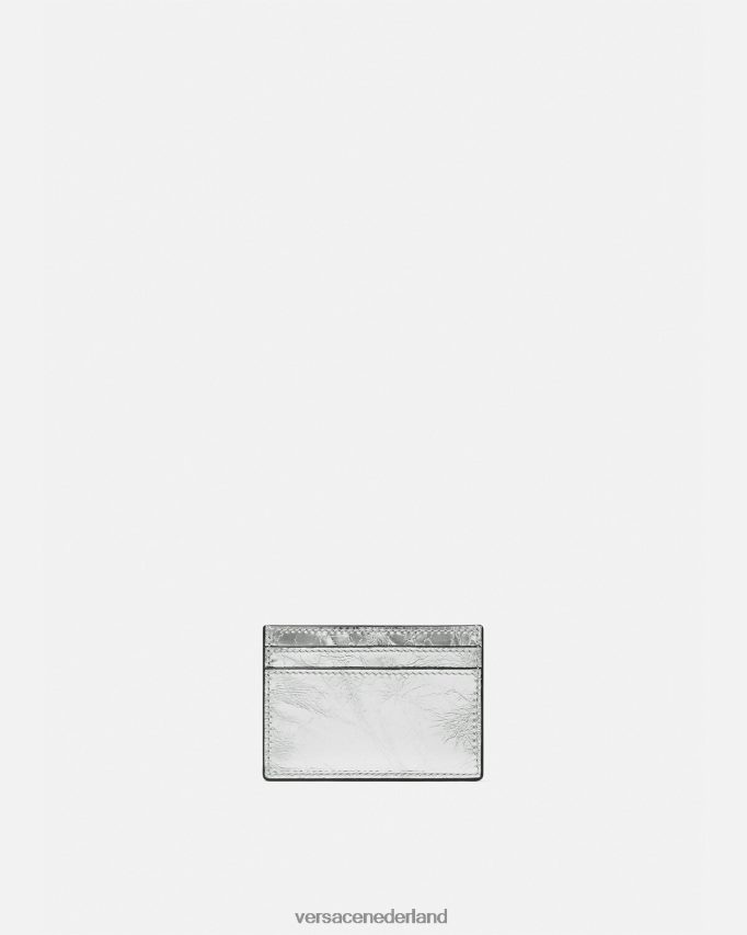 Versace metalen la medusa-kaarthouder vrouwen grijs accessoires J2T4F4570